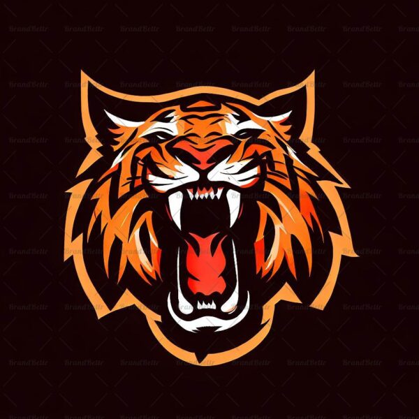 Brüllender Tiger